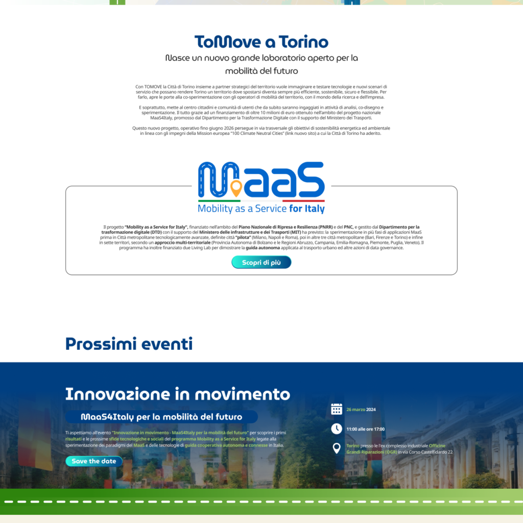 Torino City Lab & ToMove - Website Pic 1