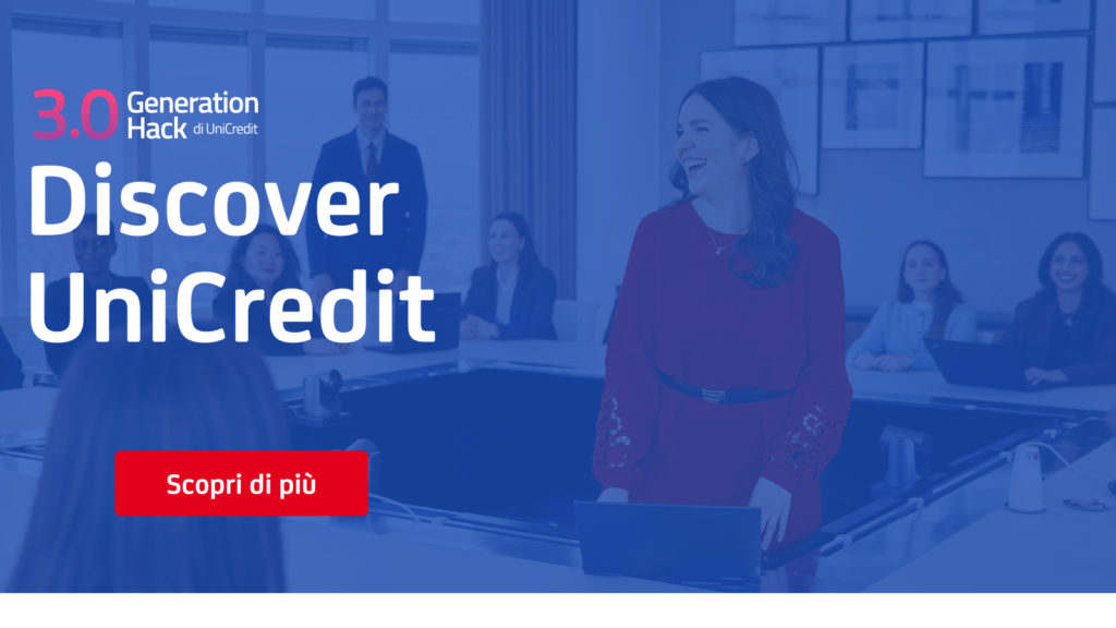 Unicredit - 3.0 Generation Hack - Main Platform Pic