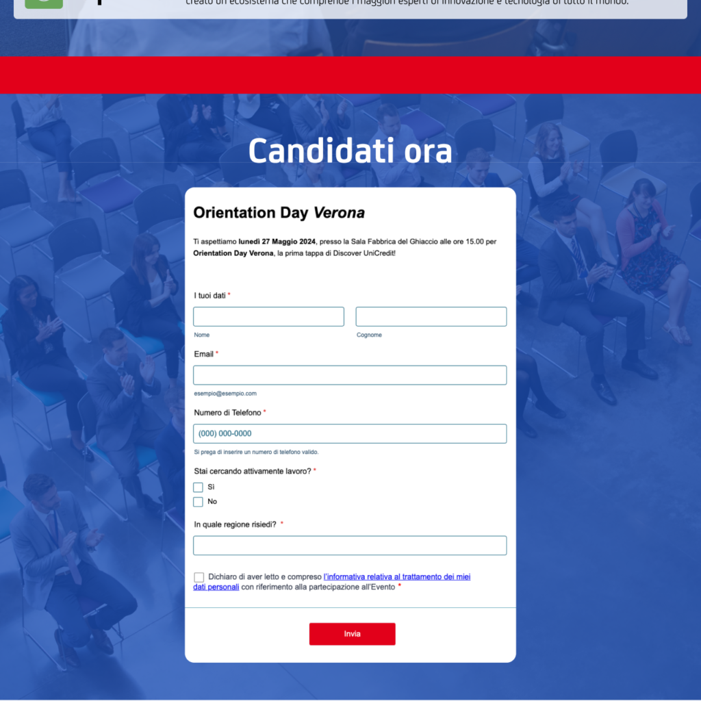 Unicredit - 3.0 Generation Hack - Platform Pic 4